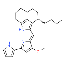 ChemSpider 2D Image | Streptorubin B | C25H33N3O