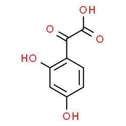 ChemSpider 2D Image | (2,4-Dihydroxyphenyl)(oxo)acetic acid | C8H6O5