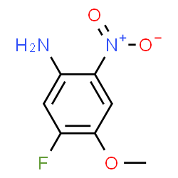 ChemSpider 2D Image | 5-Fluoro-4-methoxy-2-nitroaniline | C7H7FN2O3