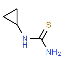 ChemSpider 2D Image | 1-Cyclopropylthiourea | C4H8N2S