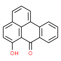 ChemSpider 2D Image | 6-Hydroxy-7H-benzo[de]anthracen-7-one | C17H10O2