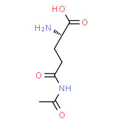 ChemSpider 2D Image | N-Acetyl-L-glutamine | C7H12N2O4
