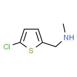 ChemSpider 2D Image | 1-(5-Chloro-2-thienyl)-N-methylmethanamine | C6H8ClNS