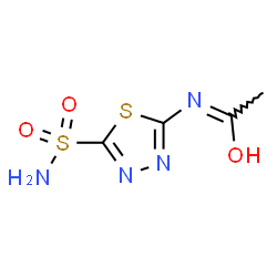 ChemSpider 2D Image | acetazolamide | C4H6N4O3S2