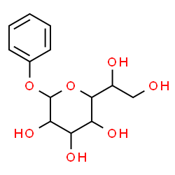 ChemSpider 2D Image | Phenyl 5-(1,2-dihydroxyethyl)pentopyranoside | C13H18O7
