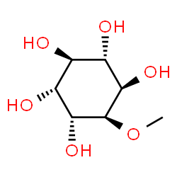 ChemSpider 2D Image | (1R,2R,3S,4S,5R,6R)-6-Methoxy-1,2,3,4,5-cyclohexanepentol | C7H14O6