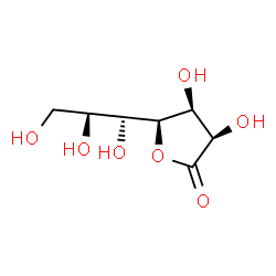 ChemSpider 2D Image | (3R,4S,5S)-3,4-Dihydroxy-5-[(1S,2S)-1,2,3-trihydroxypropyl]dihydro-2(3H)-furanone | C7H12O7