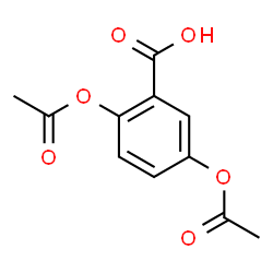 ChemSpider 2D Image | 2,5-Diacetoxybenzoic acid | C11H10O6