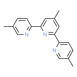 ChemSpider 2D Image | 4',5,5''-Trimethyl-2,2':6',2''-terpyridin | C18H17N3