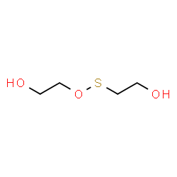 ChemSpider 2D Image | 2-[(2-Hydroxyethoxy)sulfanyl]ethanol | C4H10O3S