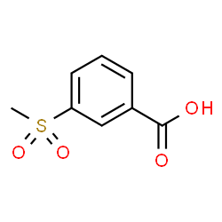 ChemSpider 2D Image | 3-Methylsulfonylbenzoic acid | C8H8O4S