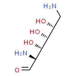 ChemSpider 2D Image | 2,6-Dideoxy-2,6-diaminoglucose | C6H14N2O4