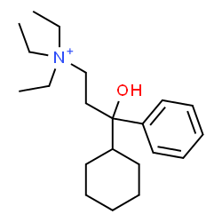 ChemSpider 2D Image | Tridihexethyl | C21H36NO