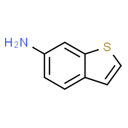 ChemSpider 2D Image | 1-Benzothiophen-6-amine | C8H7NS