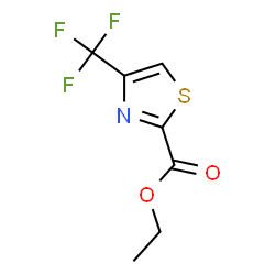 ChemSpider 2D Image | Ethyl 4-(trifluoromethyl)-2-thiazolecarboxylate | C7H6F3NO2S