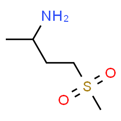 ChemSpider 2D Image | 4-(Methylsulfonyl)-2-butanamine | C5H13NO2S