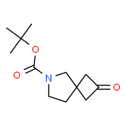 ChemSpider 2D Image | tert-Butyl 2-oxo-6-azaspiro[3.4]octane-6-carboxylate | C12H19NO3
