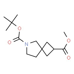 ChemSpider 2D Image | 6-tert-butyl 2-methyl 6-azaspiro[3.4]octane-2,6-dicarboxylate | C14H23NO4