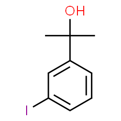 ChemSpider 2D Image | 2-(3-Iodophenyl)-2-propanol | C9H11IO