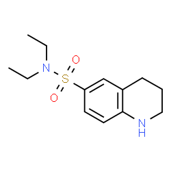 ChemSpider 2D Image | N,N-Diethyl-1,2,3,4-tetrahydro-6-quinolinesulfonamide | C13H20N2O2S