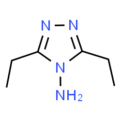 ChemSpider 2D Image | diethyl-4H-1,2,4-triazol-4-amine | C6H12N4