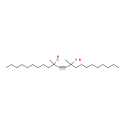 ChemSpider 2D Image | 10,13-Dimethyl-11-docosyne-10,13-diol | C24H46O2