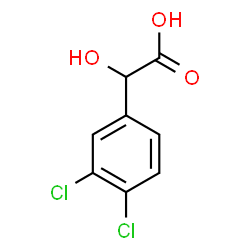ChemSpider 2D Image | (3,4-Dichlorophenyl)(hydroxy)acetic acid | C8H6Cl2O3