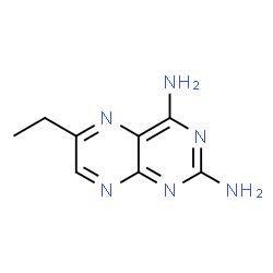 ChemSpider 2D Image | 6-Ethyl-2,4-pteridinediamine | C8H10N6