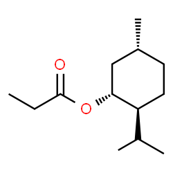 ChemSpider 2D Image | (1R,2S,5R)-2-Isopropyl-5-methylcyclohexyl propionate | C13H24O2