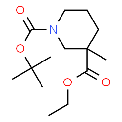 ChemSpider 2D Image | n-boc-3-methylnipecotic acid ethyl ester | C14H25NO4