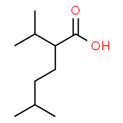 ChemSpider 2D Image | 2-Isopropyl-5-methylhexanoic acid | C10H20O2