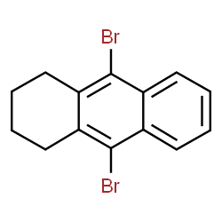 ChemSpider 2D Image | 9,10-Dibromo-1,2,3,4-tetrahydroanthracene | C14H12Br2