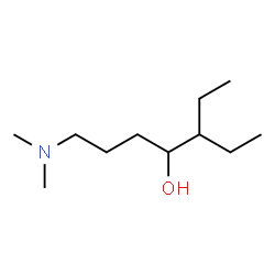 ChemSpider 2D Image | 1-(Dimethylamino)-5-ethyl-4-heptanol | C11H25NO