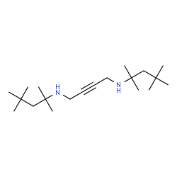 ChemSpider 2D Image | N,N'-Bis(2,4,4-trimethyl-2-pentanyl)-2-butyne-1,4-diamine | C20H40N2