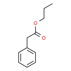 ChemSpider 2D Image | Propyl phenylacetate | C11H14O2