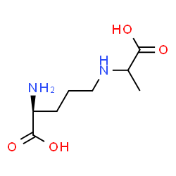ChemSpider 2D Image | N5-(1-Carboxyethyl)-L-ornithine | C8H16N2O4