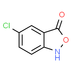 ChemSpider 2D Image | 5-Chloro-2,1-benzoxazol-3(1H)-one | C7H4ClNO2