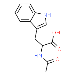 ChemSpider 2D Image | DL-N-Acetyltryptophan | C13H14N2O3