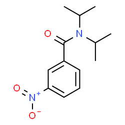 ChemSpider 2D Image | N,N-Diisopropyl-3-nitrobenzamide | C13H18N2O3