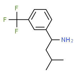 ChemSpider 2D Image | 3-Methyl-1-[3-(trifluoromethyl)phenyl]-1-butanamine | C12H16F3N