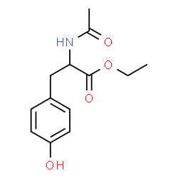 ChemSpider 2D Image | Ethyl N-acetyltyrosinate | C13H17NO4