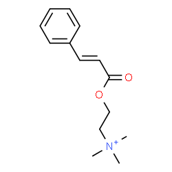 ChemSpider 2D Image | Cinnamoylcholine | C14H20NO2
