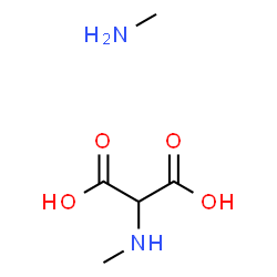 ChemSpider 2D Image | (Methylamino)malonic acid - methanamine (1:1) | C5H12N2O4