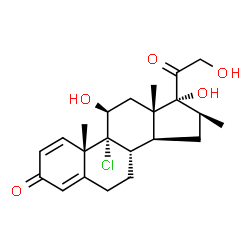 ChemSpider 2D Image | Beclometasone | C22H29ClO5