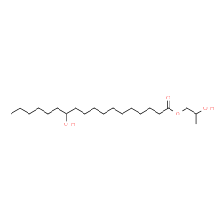 ChemSpider 2D Image | 2-Hydroxypropyl 12-hydroxyoctadecanoate | C21H42O4
