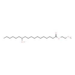 ChemSpider 2D Image | 2-Methoxyethyl 12-hydroxyoctadecanoate | C21H42O4