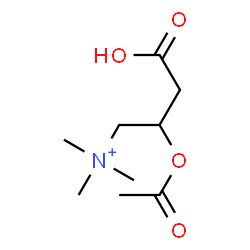 ChemSpider 2D Image | (2-acetoxy-4-hydroxy-4-oxo-butyl)-trimethyl-ammonium | C9H18NO4