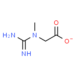 ChemSpider 2D Image | (N-Methylcarbamimidamido)acetate | C4H8N3O2