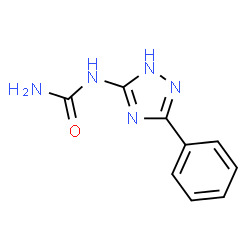 ChemSpider 2D Image | 1-(3-Phenyl-1H-1,2,4-triazol-5-yl)urea | C9H9N5O