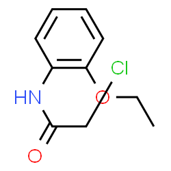 ChemSpider 2D Image | 2-CHLORO-2'-ETHOXYACETANILIDE | C10H12ClNO2